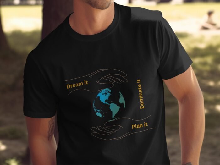 World in Your Hands T-Shirt (Black) - Image 2